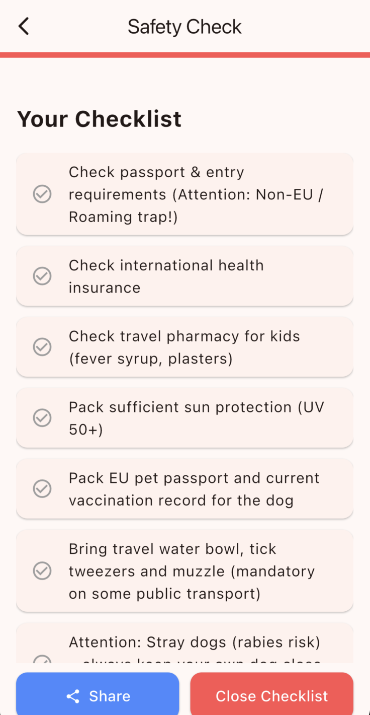 Safety Check